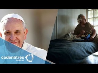El Papa almuerza con reos en Napoles, Italia