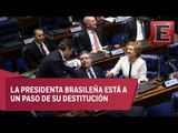 Senado de Brasil vota a favor de enjuiciar a Rousseff