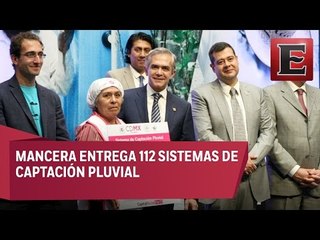 Gobierno de la CDMX entrega sistema de captación pluvial