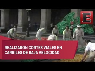 Inicia decoración del Centro Histórico de CDMX por mes patrio
