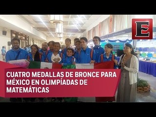 México gana cuatro medallas en competencia internacional de matemáticas