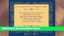 Best product  Fourteenth Annual Report of the Registrar-General of Births, Deaths, and Marriages