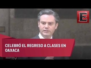 Nuño plantea posibilidad de diálogo con la CNTE