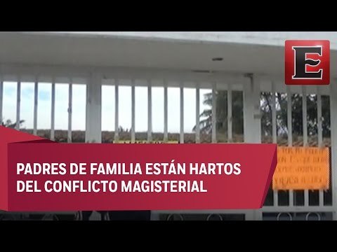 Suben de tono reclamos contra suspensión de clases en Oaxaca