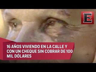 Vivió en la calle por 16 años, sólo debía cobrar su cheque de seguridad social.