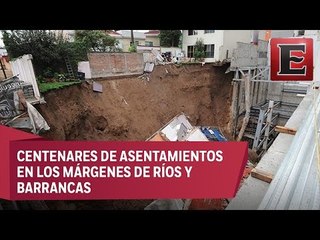 Peligran habitantes de Naucalpan por posibles deslaves