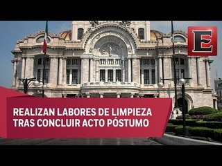 Regresa a la normalidad el Palacio de Bellas Arte tras homenaje a Juan Gabriel