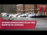 Más de mil personas evacuadas por inundaciones en Louisiana