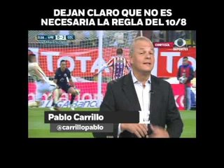 'No es necesaria la regla 10/8', en opinión de Pablo Carrillo