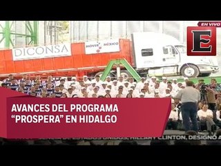 Meade presenta avances de Prospera en Hidalgo