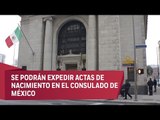Se expedirán actas de registro cvil en EU