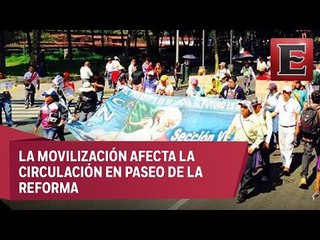 Nueva marcha de la CNTE en la CDMX: Se movilizan del Auditorio al Zócalo