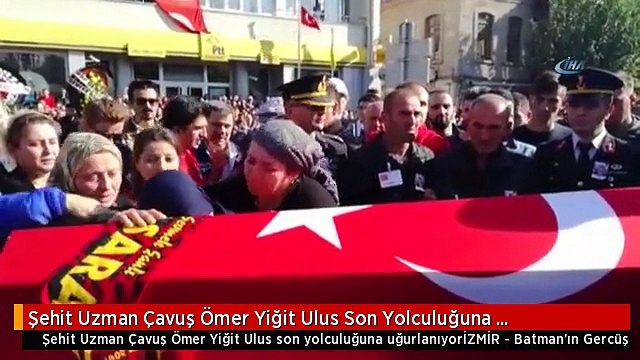 Şehit Uzman Çavuş Ömer Yiğit Ulus Son Yolculuğuna Uğurlanıyor