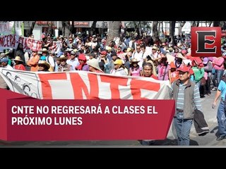 Acuerda CNTE no regresar a clases