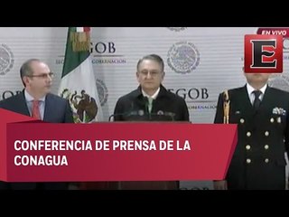 Conferencia de prensa de la Conagua sobre la temporada de lluvias