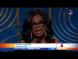 Oprah Winfrey y su emotivo discurso en Los Globos de Oro 2018 | Noticias con Francisco Zea