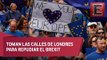 Británicos piden en Londres no salir de la Unión Europea