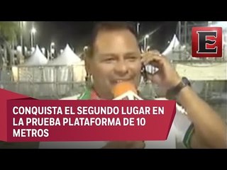 Emociona al papá de Germán Sánchez la plata de su hijo en clavados