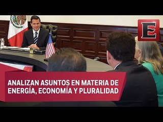 Peña Nieto se reúne con demócratas en Los Pinos