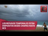 Más de 3 mil albergues en México por llegada del huracán Newton