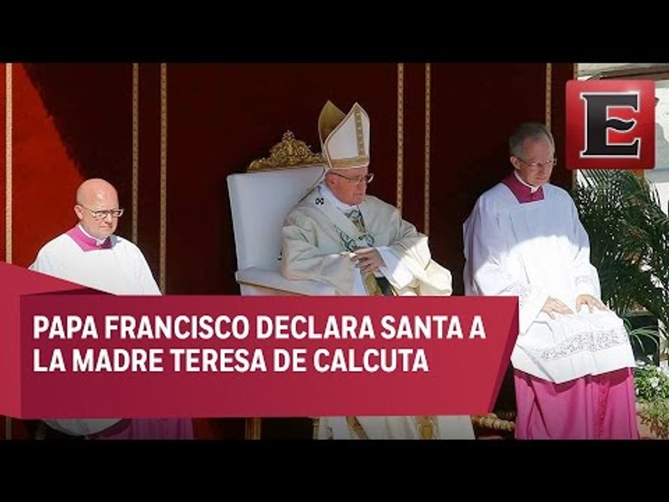 Papa Francisco canoniza a la madre Teresa de Calcuta