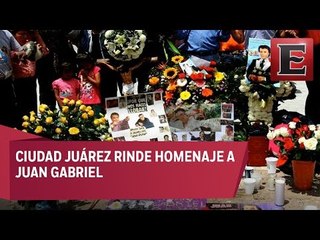 Miles de personas dan el último adiós a Juan Gabriel en Ciudad Juárez