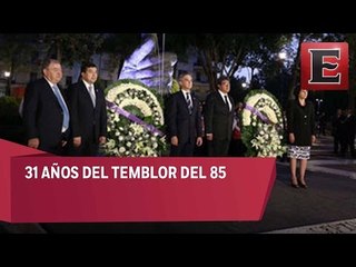 Mancera encabeza guardia solemne por sismo de 1985