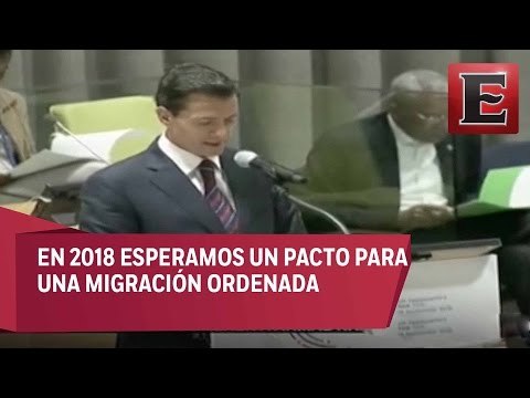 EPN habla de migración en el Foro Mundial de Liderazgo