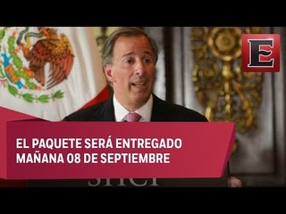 José Antonio Meade asegura que el paquete económico será responsable