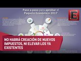 Paso a paso para aprobar el Paquete Económico 2017