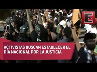 Activistas apoyan a familia de afroamericano asesinado