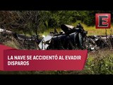 Helicóptero policiaco de Michoacán no fue derribado por criminales