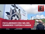 Jalisco consigue récord Guinness por mosaico de sombreros charros