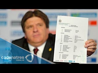 Los convocados de Miguel Herrera a la Selección Mexicana
