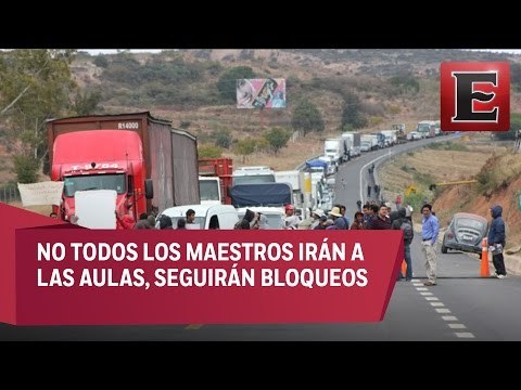 Regreso a clases para maestros de la CNTE