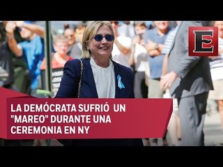 Hillary Clinton suspende actos de campaña por neumonía