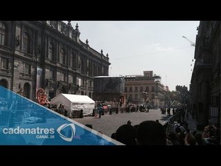 Realizan ensayos para la película de James Bond en el Centro Histórico