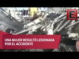 Dos camiones se incendian en la México-Cuernavaca