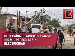 Dos muertos y tres desaparecidos en BCS tras paso del huracán Newton