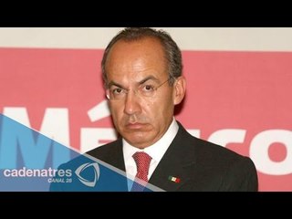 Calderón se niega a hablar sobre los conflictos del PAN