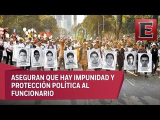 Padres de los 43 no aceptan nombramiento de Tomas Zerón