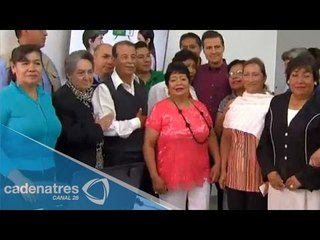 Peña Nieto echa a andar red nacional de centros digitales en Tlaxcala