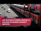 Metro habilitará pasos peatonales en estaciones de Tlalpan