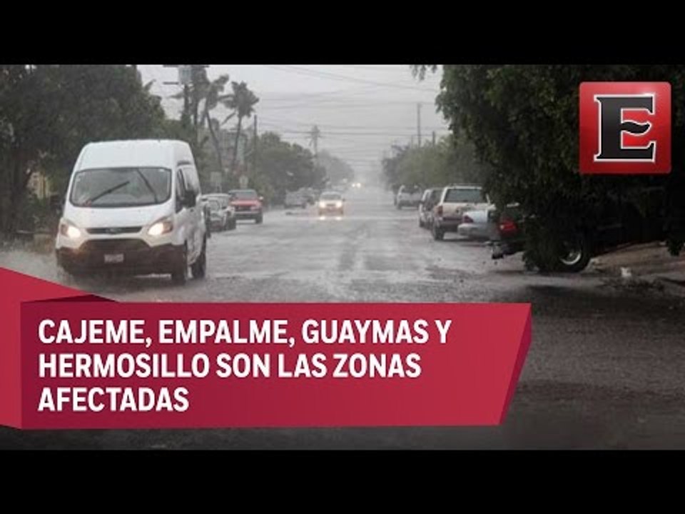 Emergencia en cuatro municipios de Sonora por intensas lluvias