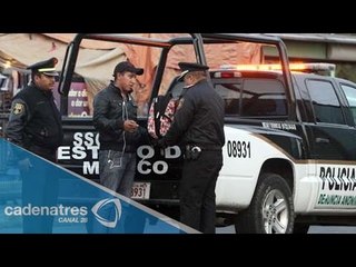 Operativo contra asaltos en Estado de México