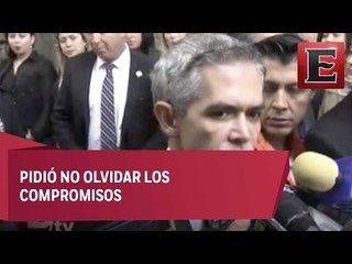 Mancera llama a Meade a respetar acuerdos