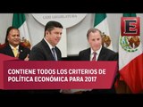 Meade entrega Paquete Económico 2017