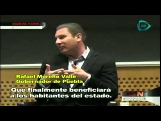 Gobernador de Puebla destaca políticas públicas en N.Y.