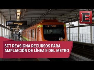 Inversión de más de 700 mdp en ampliación de línea 9 del Metro