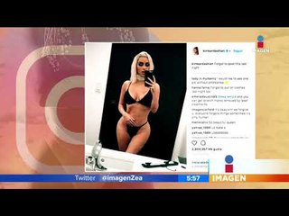 ¡Impactante imagen de Kim Kardashian! | Noticias con Francisco Zea